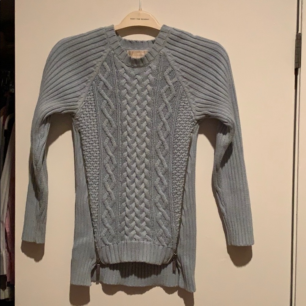 Cable knit sweater